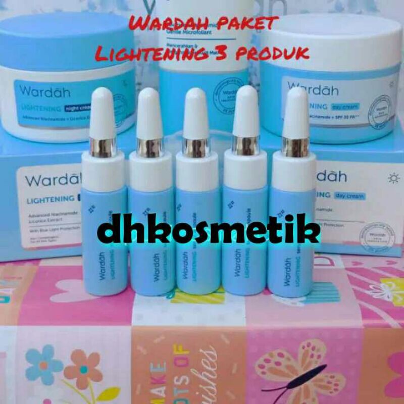 Wardah Paket Lightening Praktis 3 produk