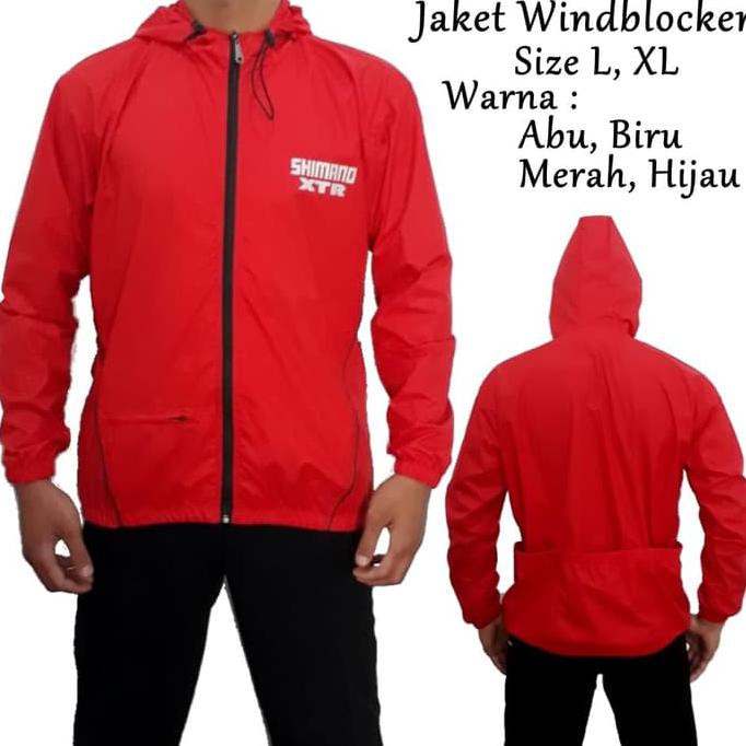 Jaket Sepeda Parasut Windblocker