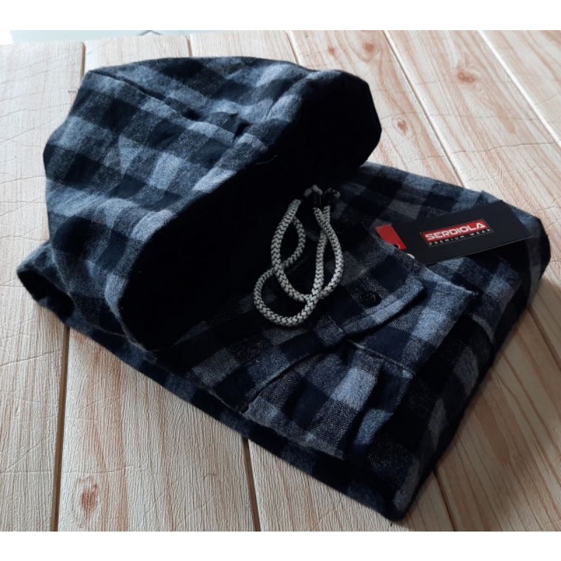 KEMEJA FLANEL HOODIE JUMBO PRIA UKURAN BIG SIZE OUTFIT KEMEJA JUMBO KEKINIAN TERBARU BRAND DISTRO