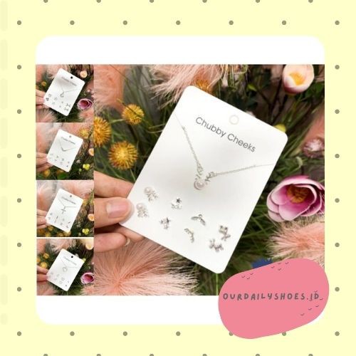 ★ODS★FA05   Kalung Anting Set  Fashion Wanita Korea Aksesoris Murah