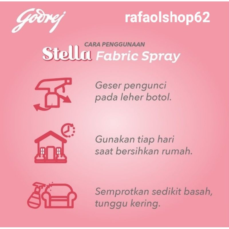 Stella Fabrik spray Pink peony 200+45ml