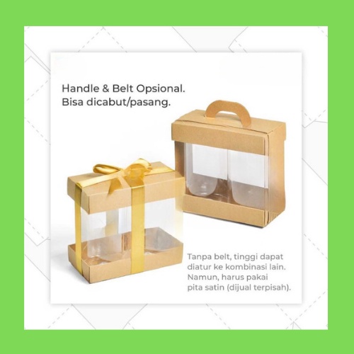 

Hampers Box Toples Kue Kering Kotak Kado Gift Box Kotak Kue Kering Cookies Packaging Kemasan Parcel Bingkisan Hadiah (10pcs)