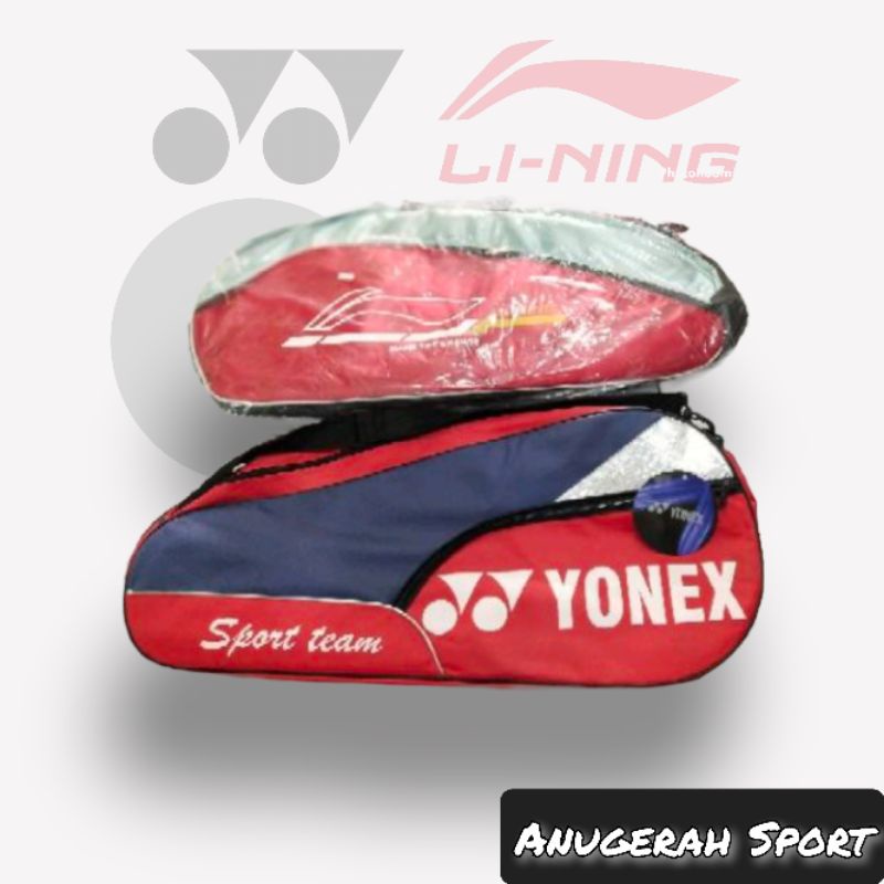 [COD] Tas Badminton | Tas Raket Dua Resleting | Tas Yonex Besar