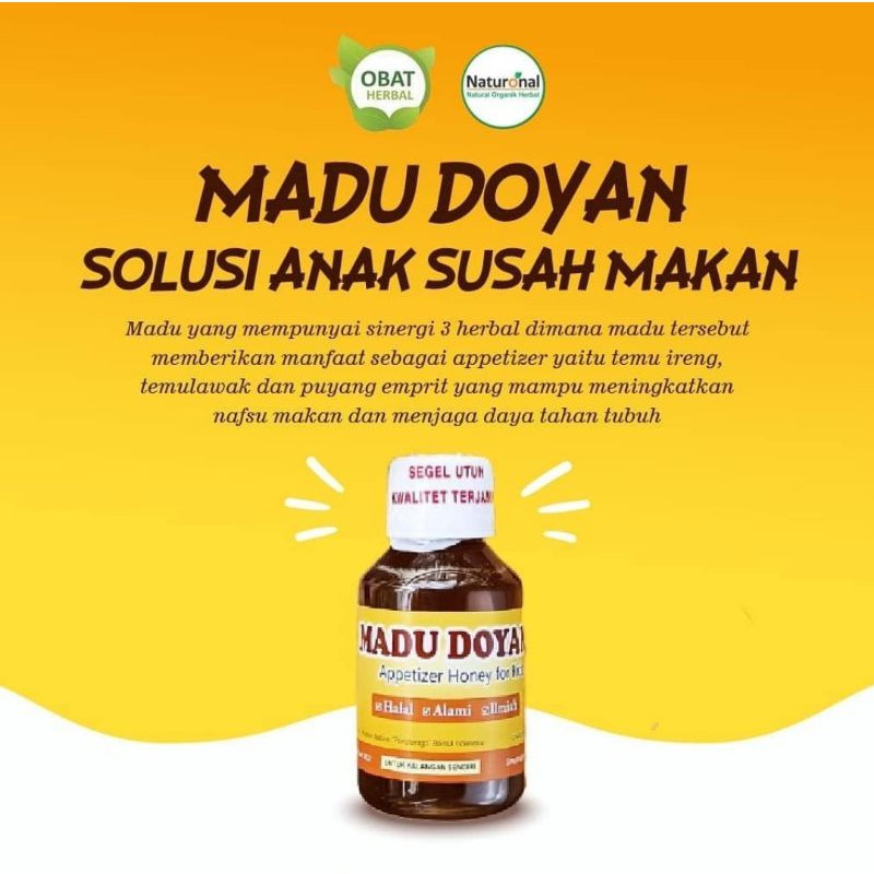 

Madu Doyan untuk anak susah makan