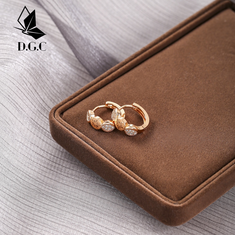 ♥️✅COD✨Anting Korea Titanium Wanita Anti Karat Lapis Emas Perhiasan Murah Berlian Aksesoris Jewelry Anting Pria D597