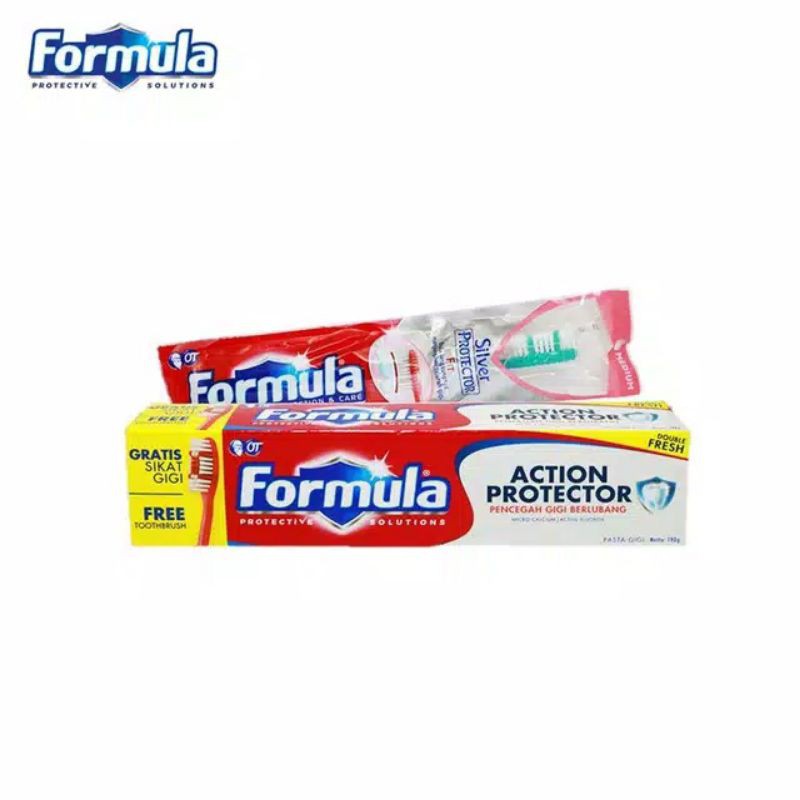 Formula Pasta Gigi Action Pro 190gr+ Sikat Gigi