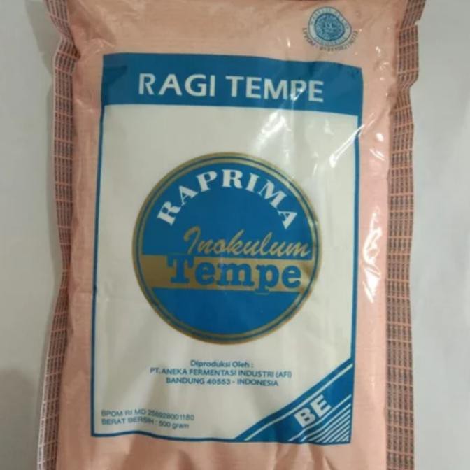 

Ragi Tempe Raprima Kualitas No 1 Pack 500 Gram TERUJI