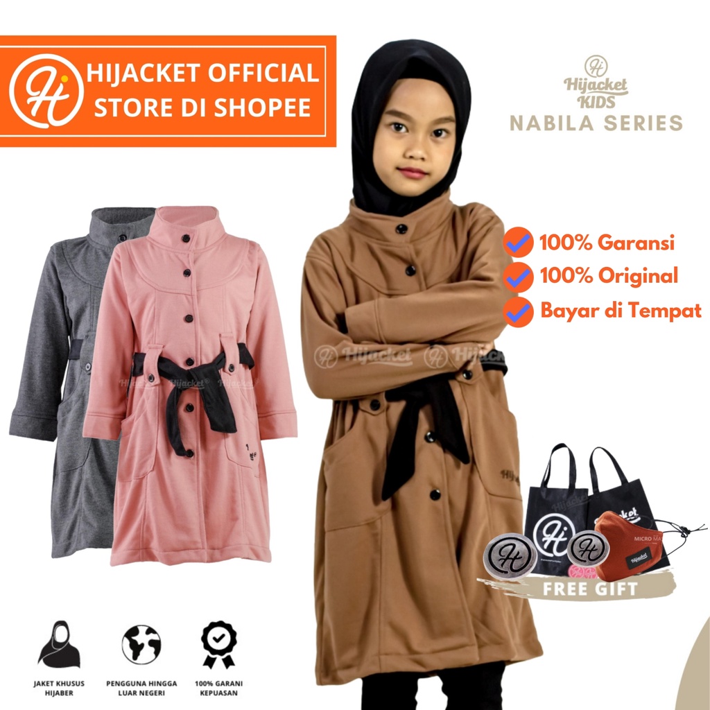 HIJACKET NABILA KIDS - JAKET MUSLIMAH ANAK