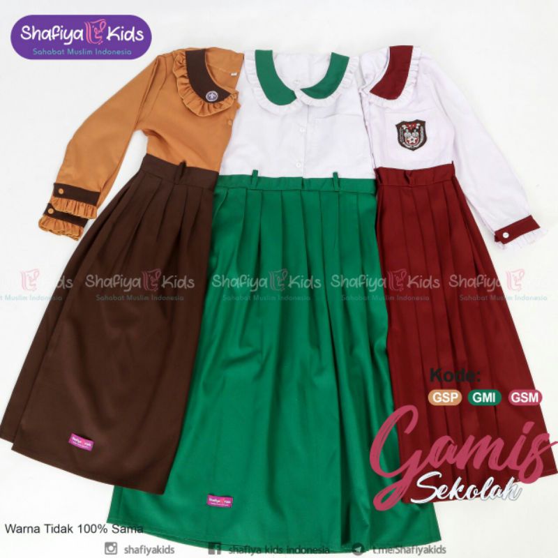 Gamis Seragam SD Shafiya Kids