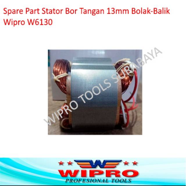 Spare Part Stator Bor Listrik Wipro W1630 W 1630