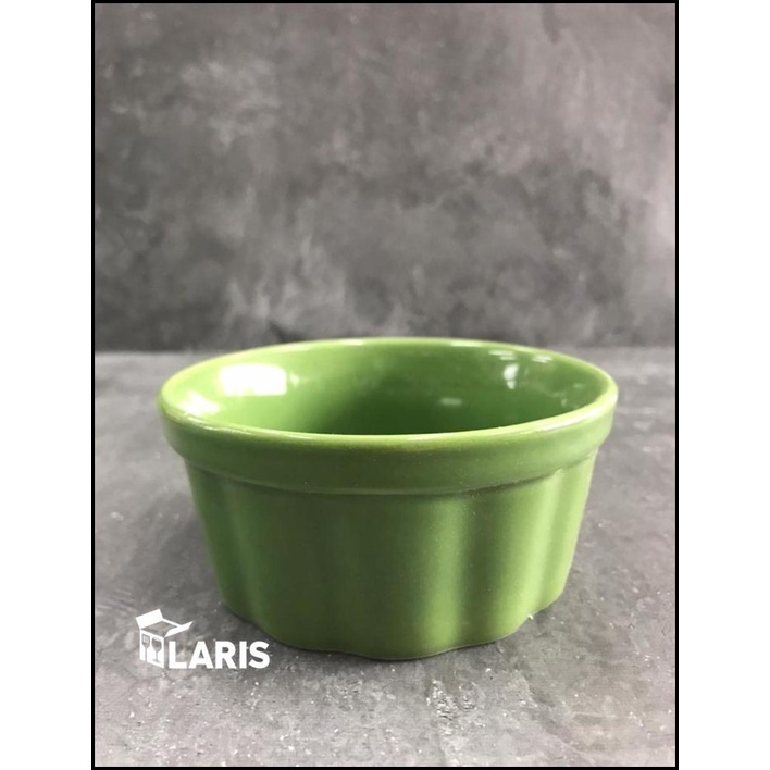 Jual Ramekin Keramik Warna 10 Cm Bisa Dikukus Dan Oven Hijau Shopee