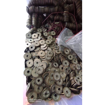 PIS BOLONG SATAKAN Upacara koin cina asli (ISI 1 IKET 200 KEPING)