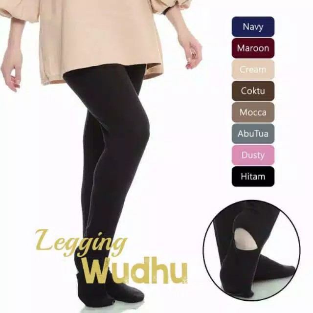 ( 1KG MUAT 10PCS ) WUDHU  LEGGING PREMIUM