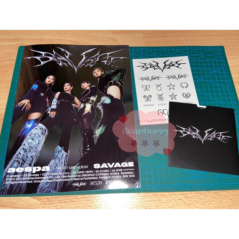 Album Only aespa Savage - Hallucination Quest ver (Photobook)