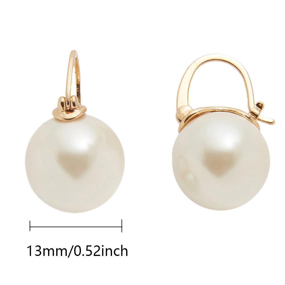 Lily Pearl Earrings Bridal Mutiara Imitasi Pearl Drop Fashion Perhiasan Anting Untuk Wanita