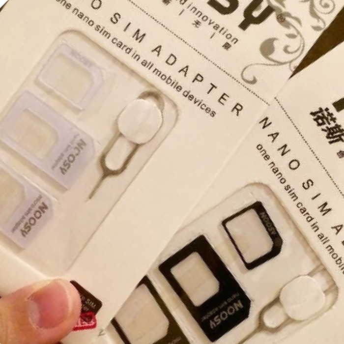 Ejektor Sim Card 3 in 1 Konversi Tipe Kartu Handphone HP Modern dan Jadul Ekstensi Multi Card Sim