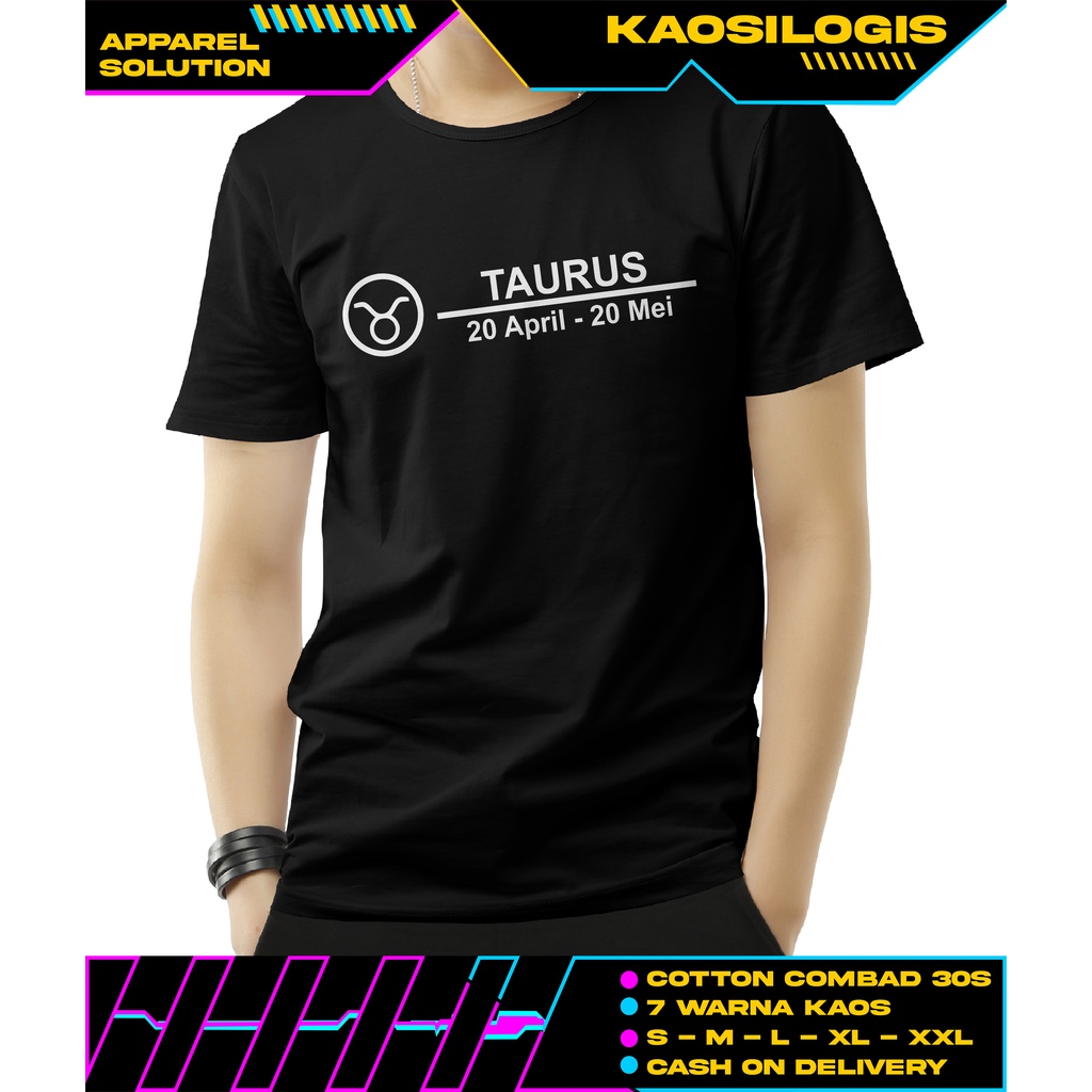 Kaos Taurus Zodiak Distro - Kaosilogis