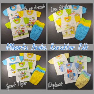 Setelan Baju Bayi Pendek Shankusen polos 3 stel | Shopee