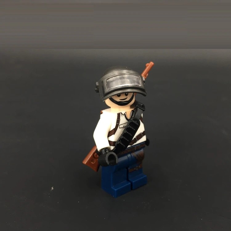 Mainan Lego Anak PUBG PLAYERUNKNOWNS BATTLEGROUNDS Weapons Mini Figures Original Toys Military
