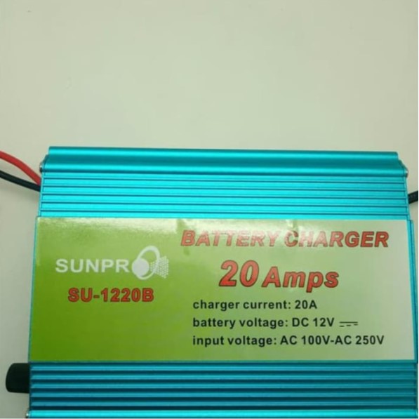 Charger Aki Sunpro SU 1220B 12V 20A Battery Charger High Quality