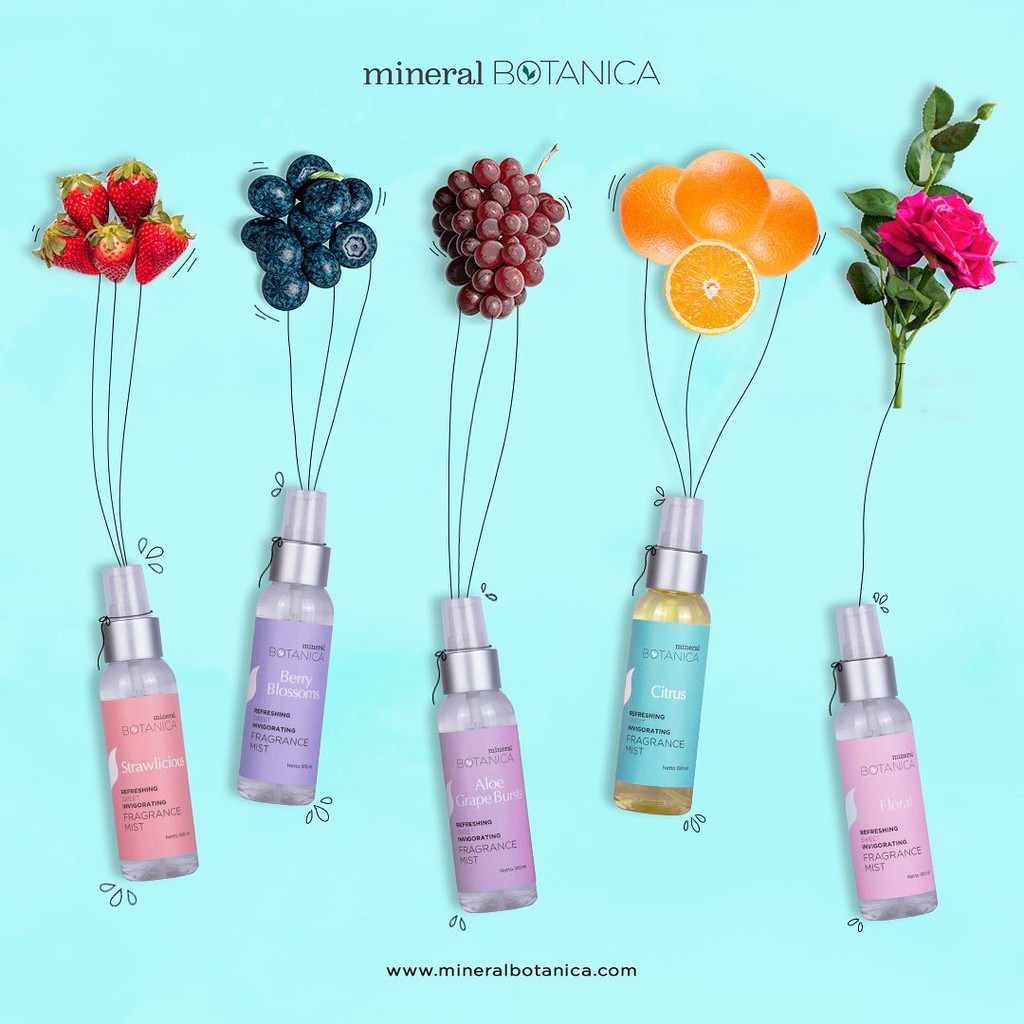 Mineral Botanica Fragrance Mist Parfum Body Mist- 100ml