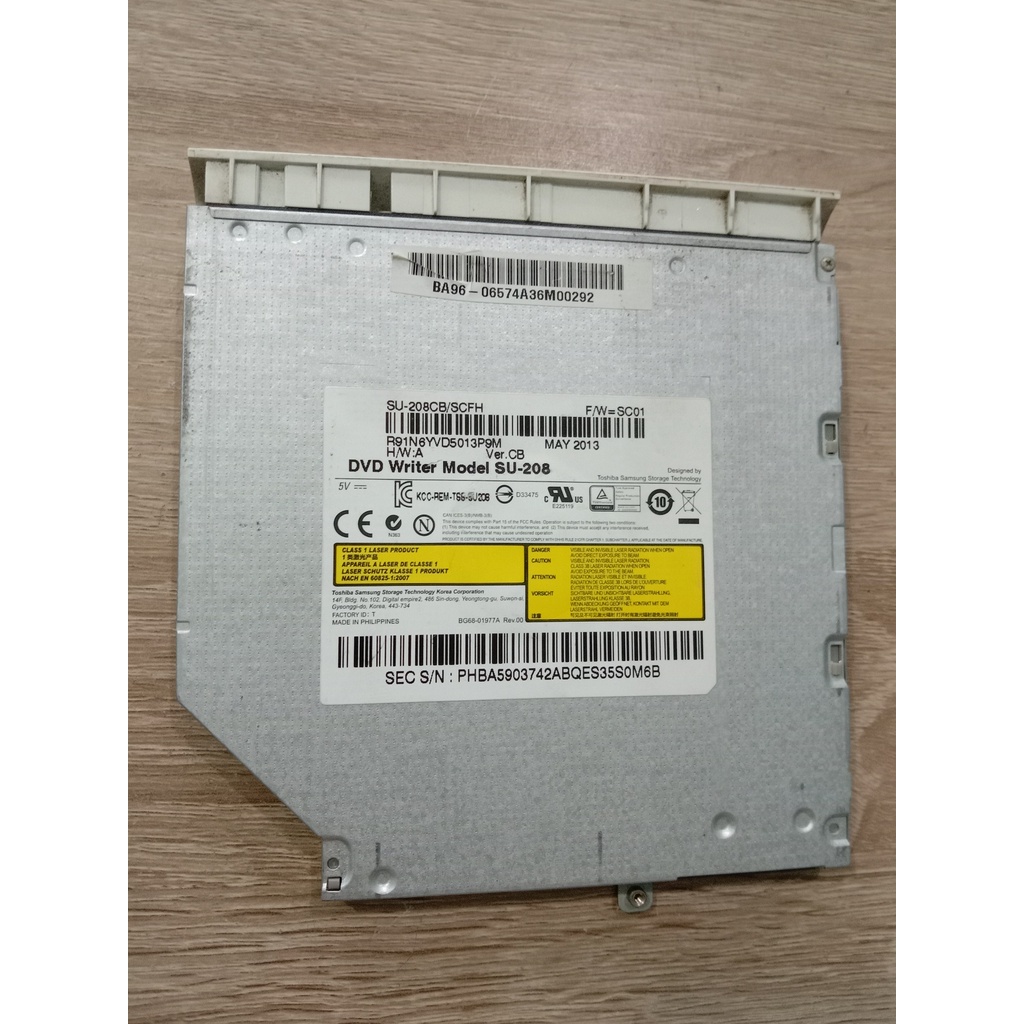 DVD internal Laptop Samsung 275E bekas + tutupnya