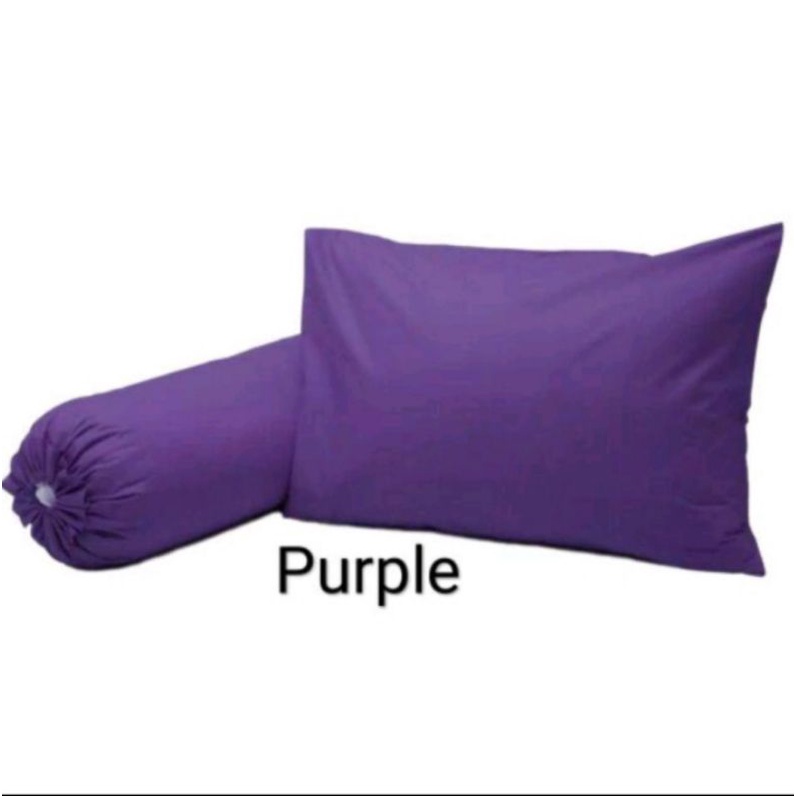Sarung bantal dan sarung guling murah katun premium polos harga untuk sepasang(2 pics