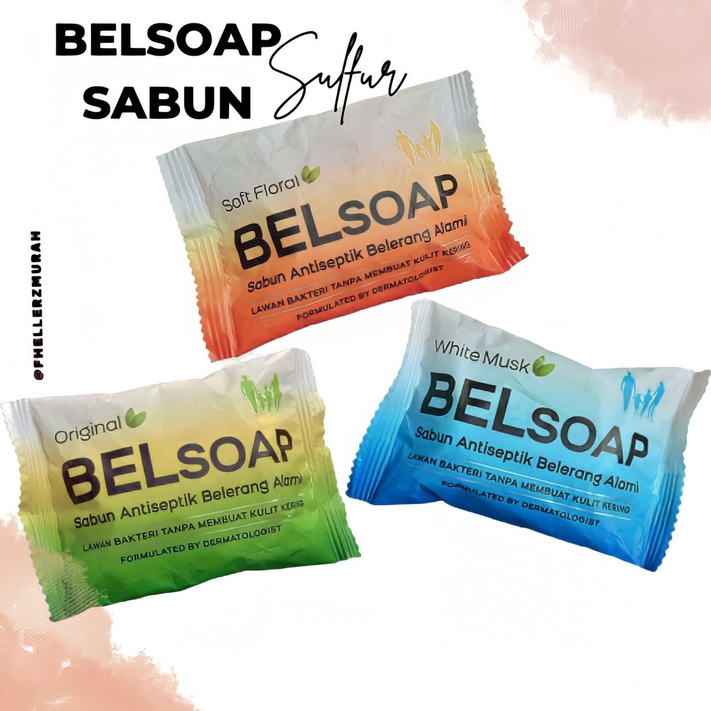 READY Belsoap Sabun Batang Belerang Antiseptik Bar Soap BELSOAP SABUN SULFUR