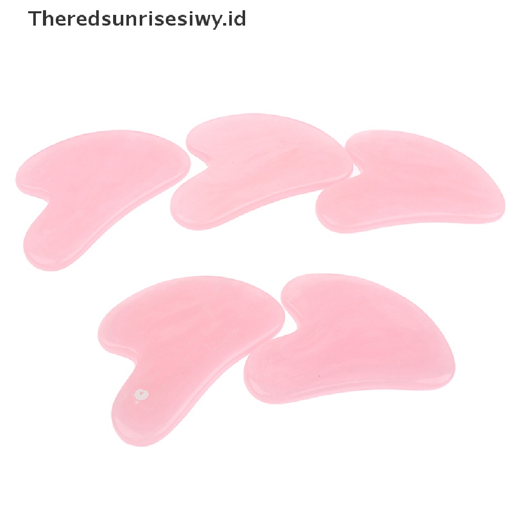 (Theredsunrisesiwy.Id) 1pc Gua Sha Board Alat Pijat Wajah Akupuntur Gua Sha Board