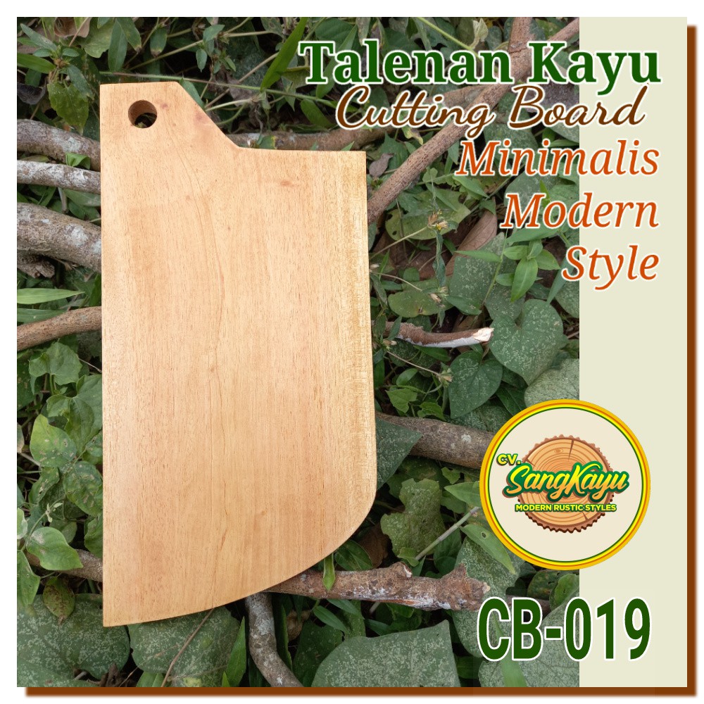 Talenan 30x15cm 019 talenan kayu modern Cutting Board Chopping board