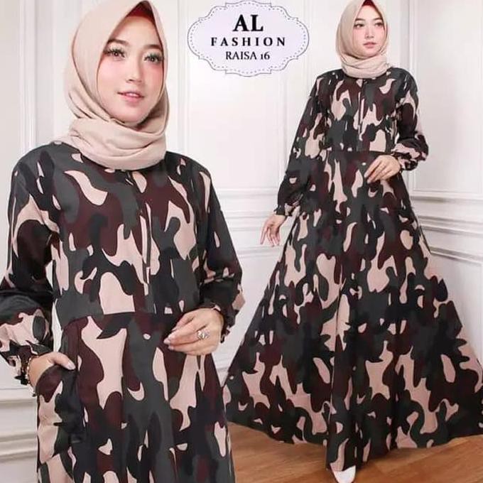 Gamis Syari Gamis Army Long Dress Wanita Baju Gamis Wanita Terbaru