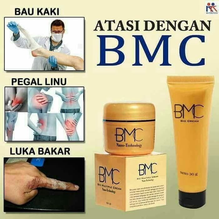 BMC Bio Multiple Cream P3K Salep Luka Bakar Pusing Nyeri Sendi Pegel Linu Perut Kembung Salep Luka Bakar Cream luka bakar Ampuh Minyak Panas Air Panas Original KK Indonesia