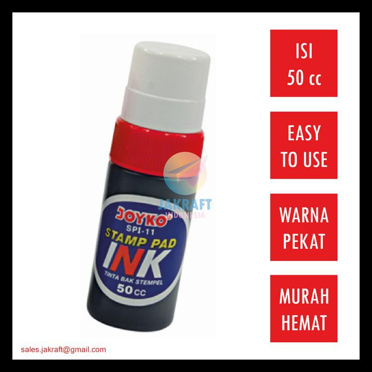 

Murmer Tinta Refill Bak Stempel (Merah) 50 Cc Joyko Spi-14 Stamp Pad Ink Terbaru