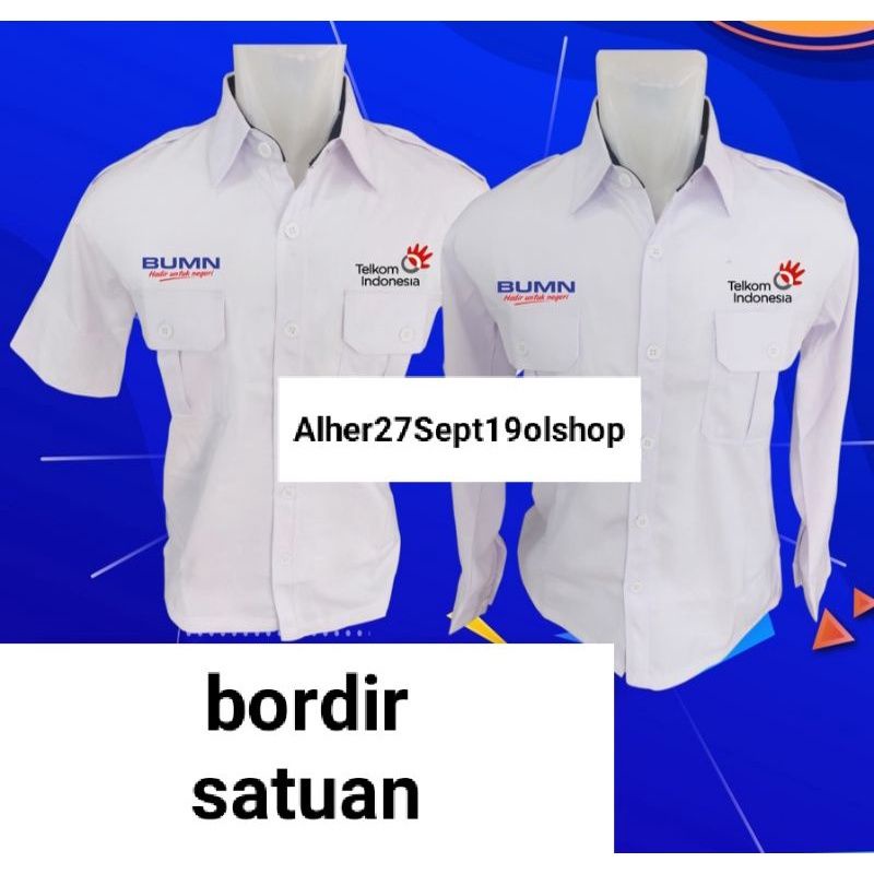 Kemeja telkom Indonesia baju Telkom Indonesia seragam Telkom Indonesia kemeja BUMN seragam BUMN baju