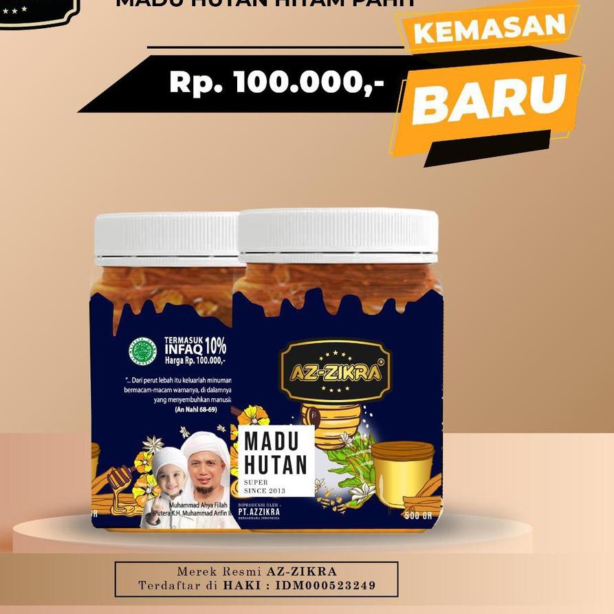 

◊ Madu hutan Super Manis Az zikra Azikra Special Odeng Asli Original 500 gram ♢