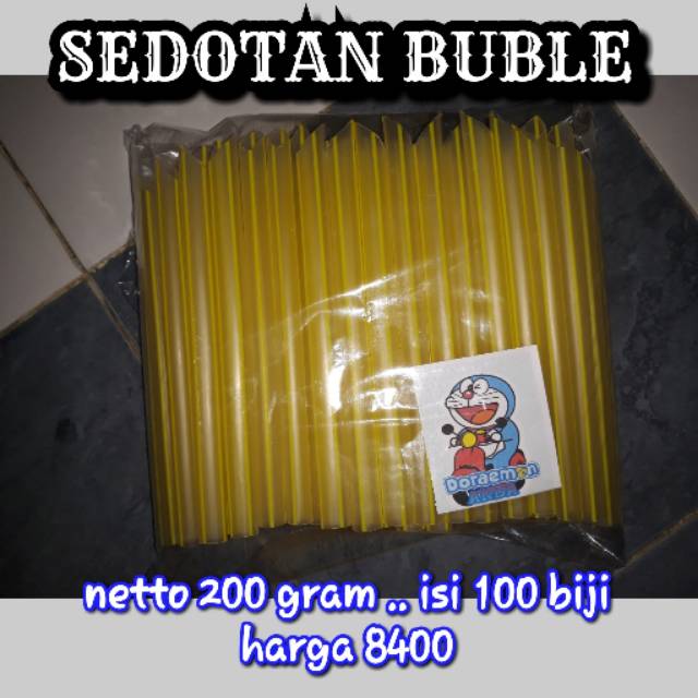 

Sedotan buble
