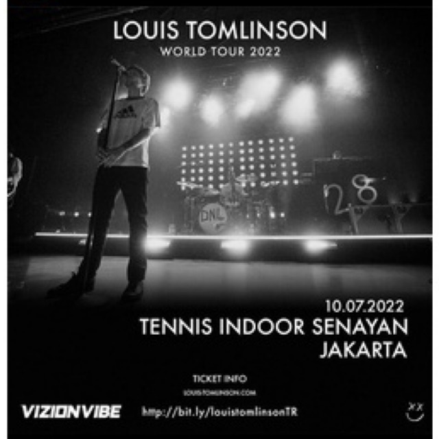 Tiket Konser Louis Section A2 Tomlinson World Tour Jakarta 2022