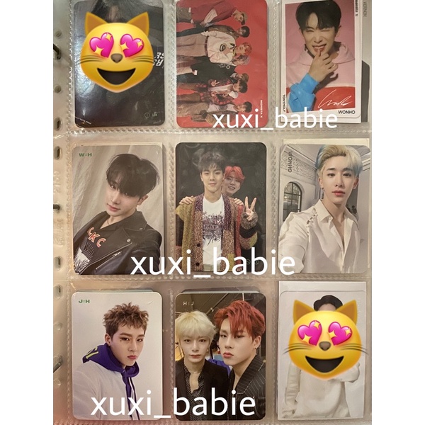Monsta X PC Photocard Wonho Shownu Kihyun Jooheon Hyungwon Tony Moly Official