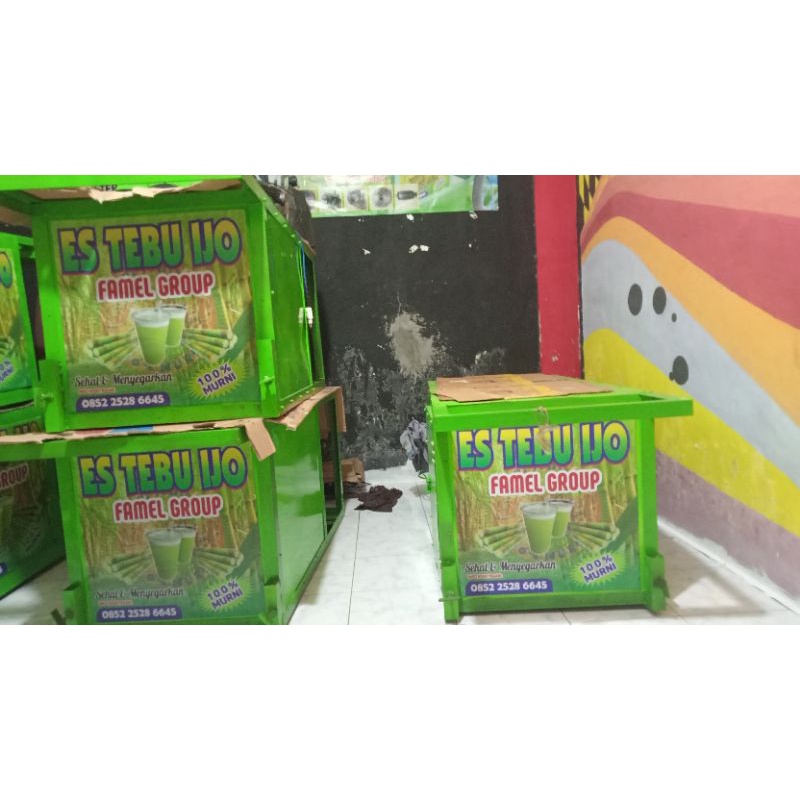 grobak es tebu tanpa mesin