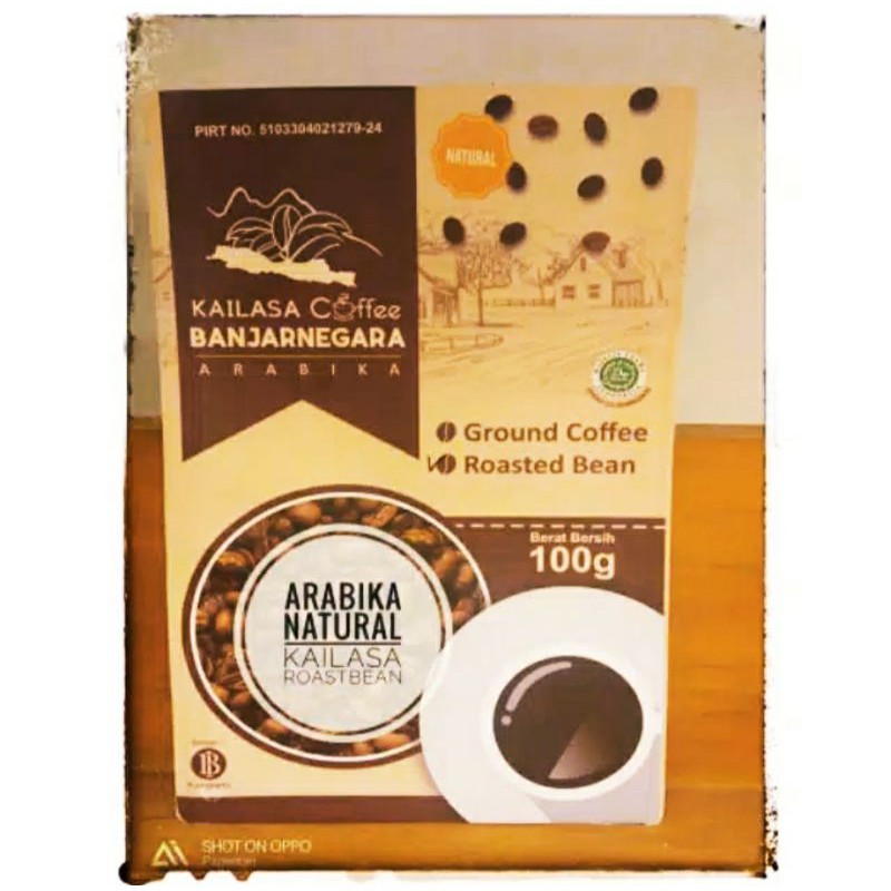 

kopi arabica natural kailasa roastbean Banjarnegara