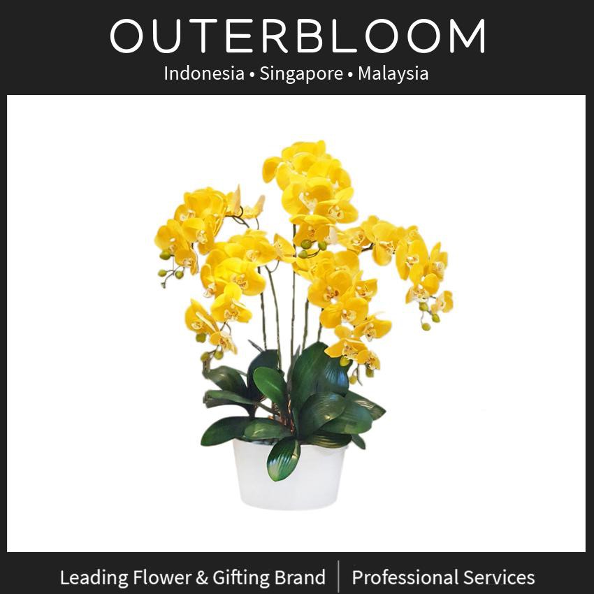 bunga meja kantor   outerbloom blessed elegance   artifical flower