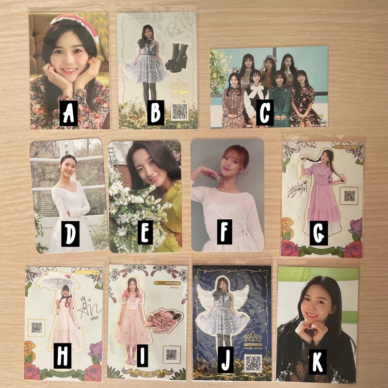 OH MY GIRL PHOTOCARD [HYOJUNG, ARIN, JIHO, MIMI]