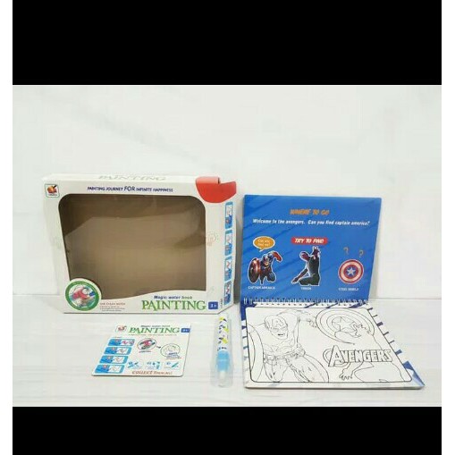 

Jual Magic Water Book Buku Menggambar Multi Warna Buku Cat Air Beli
