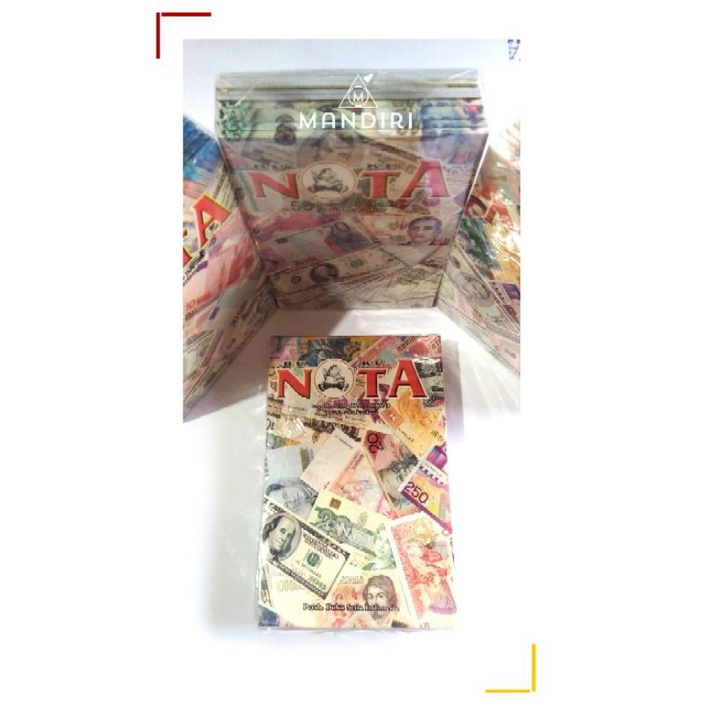 

[ 2 PLY , ada karbon ] Buku Nota Dollar cap Beruang Daf. 169073