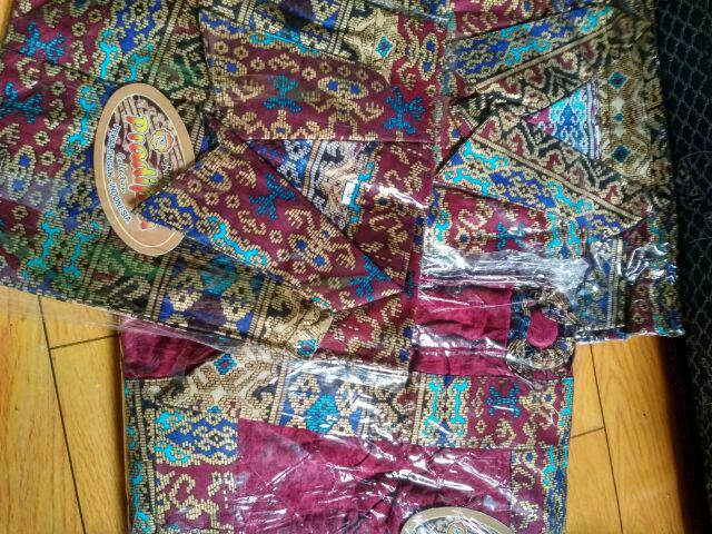 Batik Couple Keluarga R&b Motif Roty,bahan Katun Prada Mix Embos