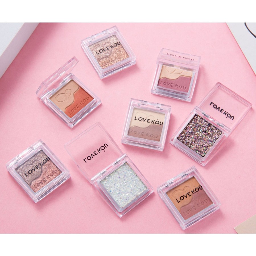 Eyeshadow Glitter Make up Shimmer Eyeshadow Pallette Waterproof Original COD !!! TERMURAH DAN TERBAIK