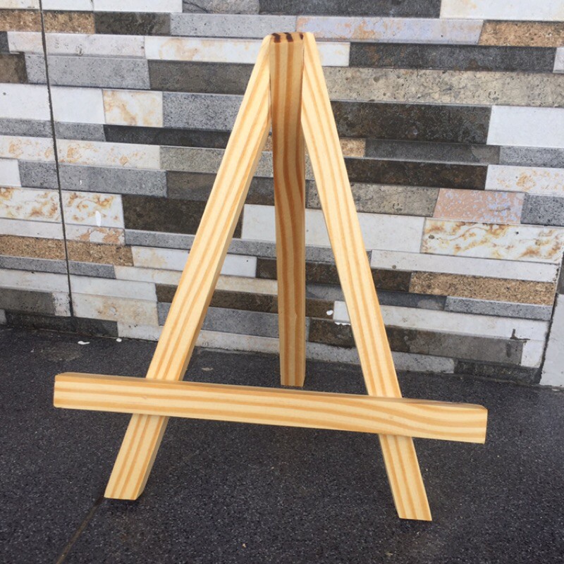 Mini Easel Stand Kayu Aesthetic Tripod Frame Photo