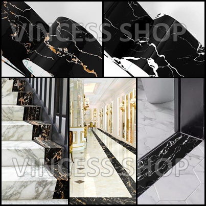 BORDER LIST TEMBOK GLOSSY GRANIT VIN-009 WALLPAPER STIKER vincess shop