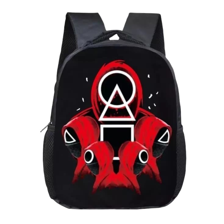 Tas Sekolah Tas Ransel Anak Tas Anak Tas Sekolah Anak Tas Anak TK Sd smp Tas Ransel Sekolah Anak Karakter Printing Motif Squid Game