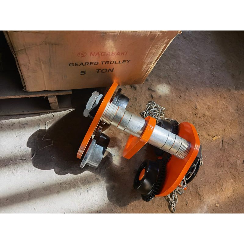 Gear trolly Nagasaki 5 ton x 5 meter troli hoistOriginal